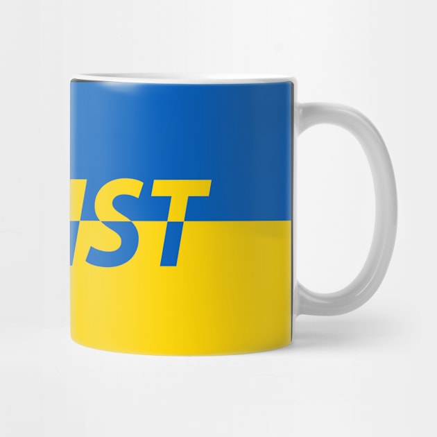 Ukraine Flag, Resist, Russian Invasion by StabbedHeart